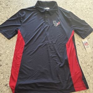NFL Men's Polo Shirt - Navy and Red